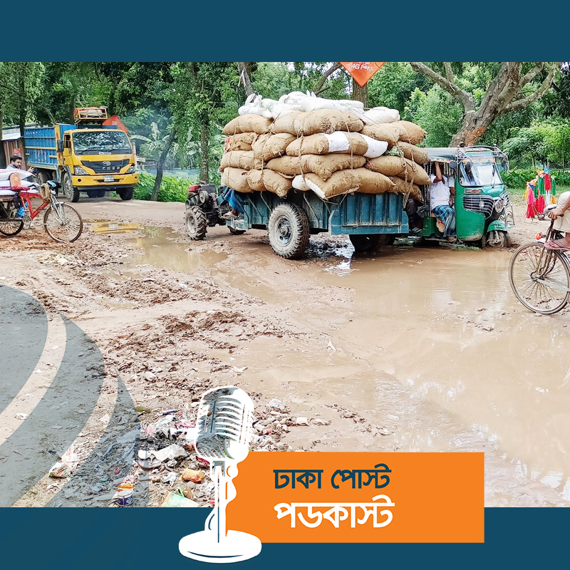 ত্রিশাল-পোড়াবাড়ী সড়কের বেহাল দশা, মুক্তি মিলবে কবে?