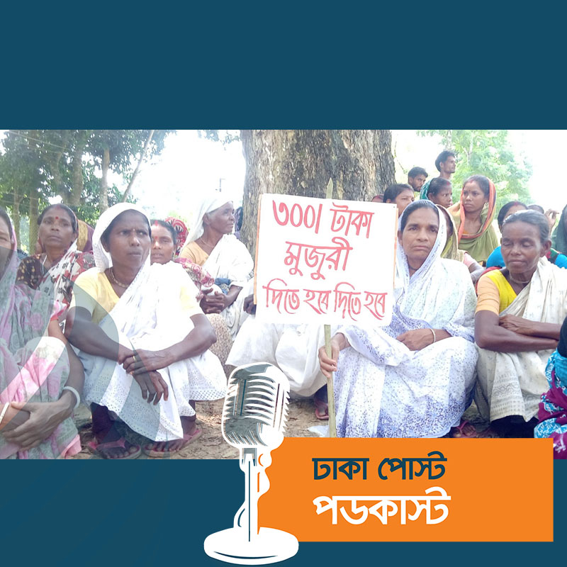 অষ্টম দিনের মতো চলছে চা-শ্রমিকদের কর্মবিরতি