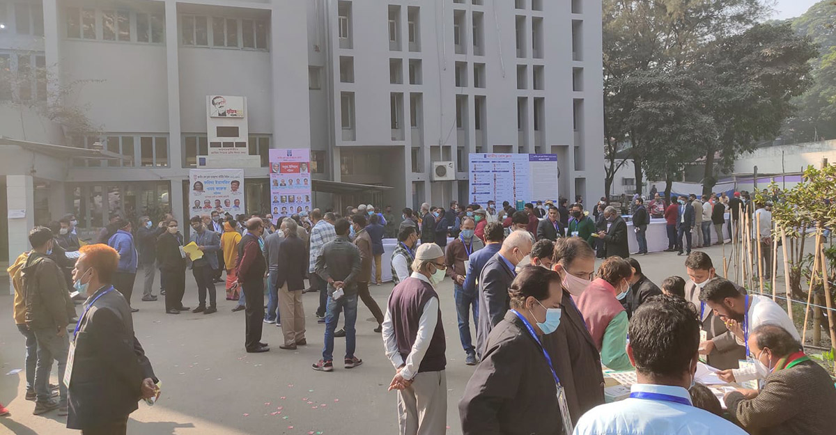 জাতীয় প্রেসক্লাব নির্বাচনে চলছে ভোটগ্রহণ