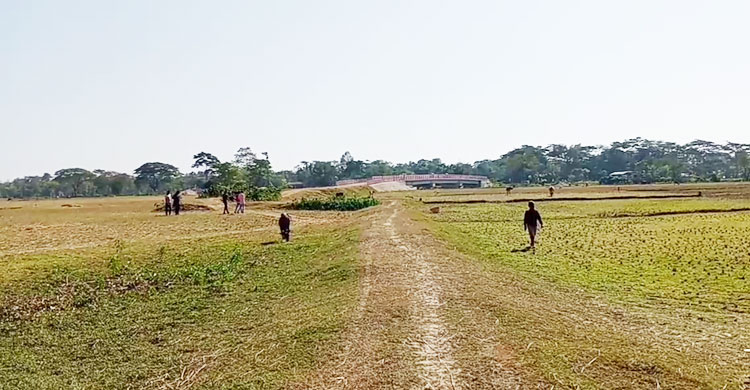 ছাতক উপজেলায় সড়ক ছাড়াই সেতু নির্মাণ