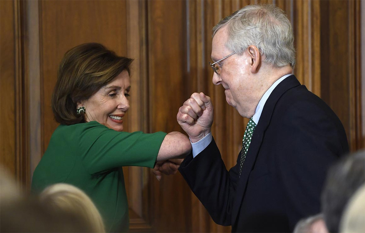 Nancy Pelosi and mitch mcconnell