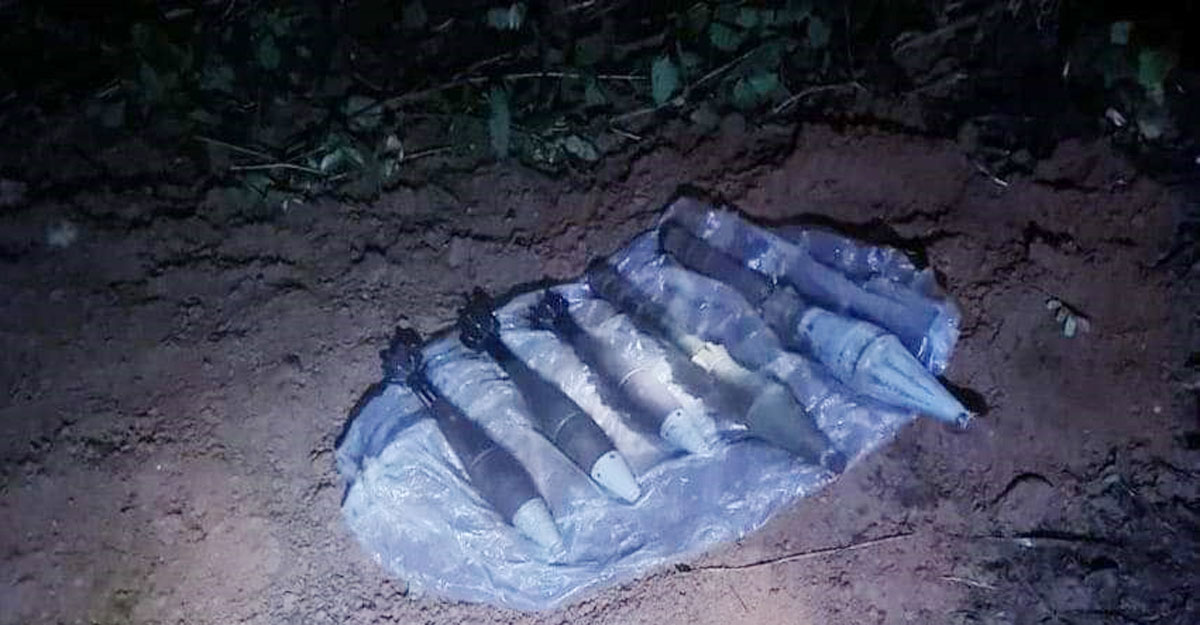 বান্দরবানে উচ্চক্ষমতাসম্পন্ন রকেট লঞ্চার উদ্ধার