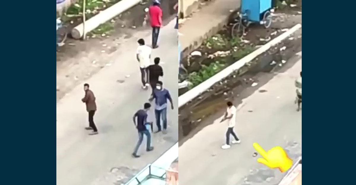 অস্ত্র হাতে ৩ যুবকের ভিডিও ভাইরাল