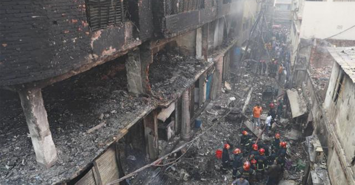 চুড়িহাট্টা অগ্নিকাণ্ডের দুই বছর আজ