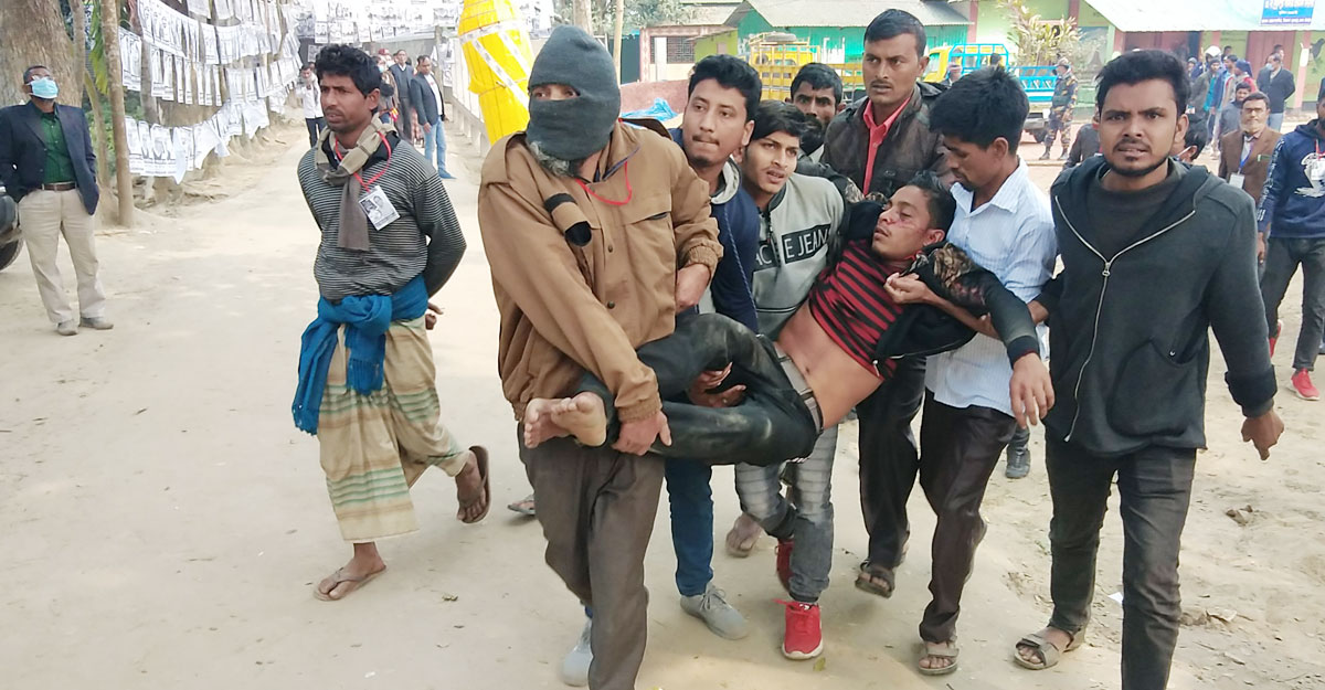 ভূঞাপুরে দুই কাউন্সিলর প্রার্থীর সমর্থকদের মধ্যে সংঘর্ষ