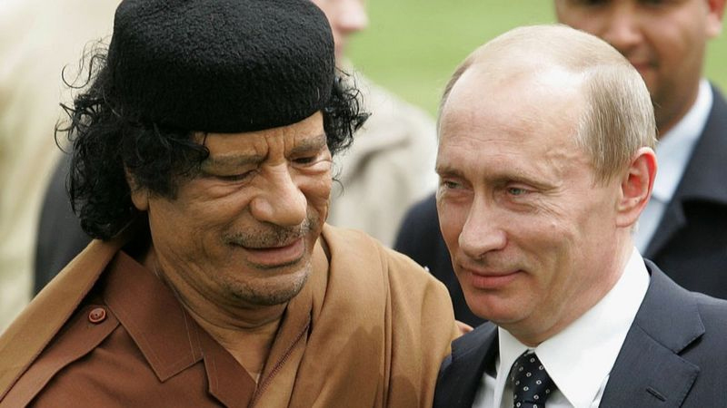 Gaddafi-Putin