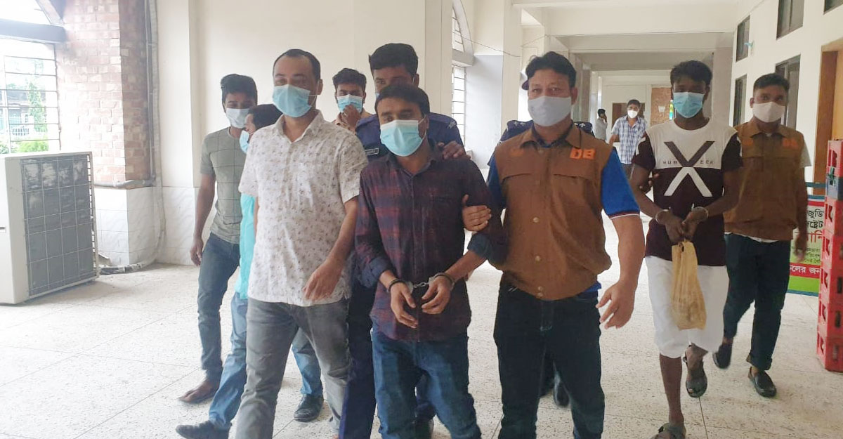 সেই যুবলীগ সভাপতিসহ ৫ জন কারাগারে