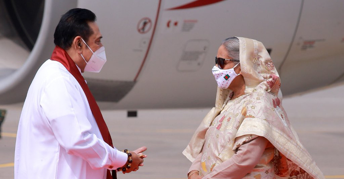 ঢাকায় শ্রীলঙ্কার প্রধানমন্ত্রী রাজাপাকসে