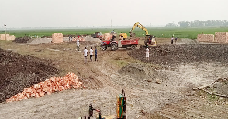 নরেন্দ্র মোদির অবতরণের জন্য তৈরি হচ্ছে হেলিপ্যাড