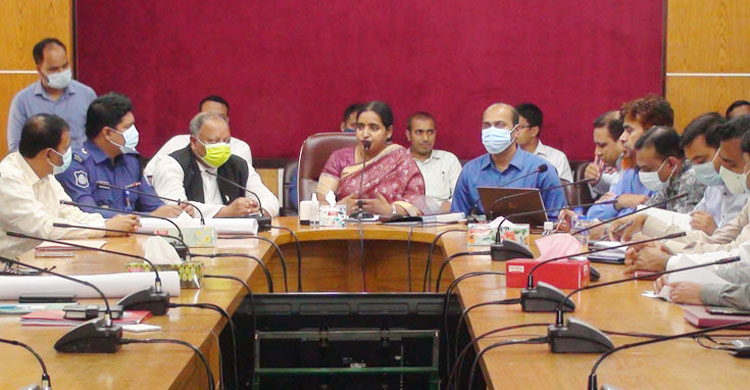 মোদির আগমনে জেলা প্রশাসন কার্যালয়ে প্রস্তুতি সভা