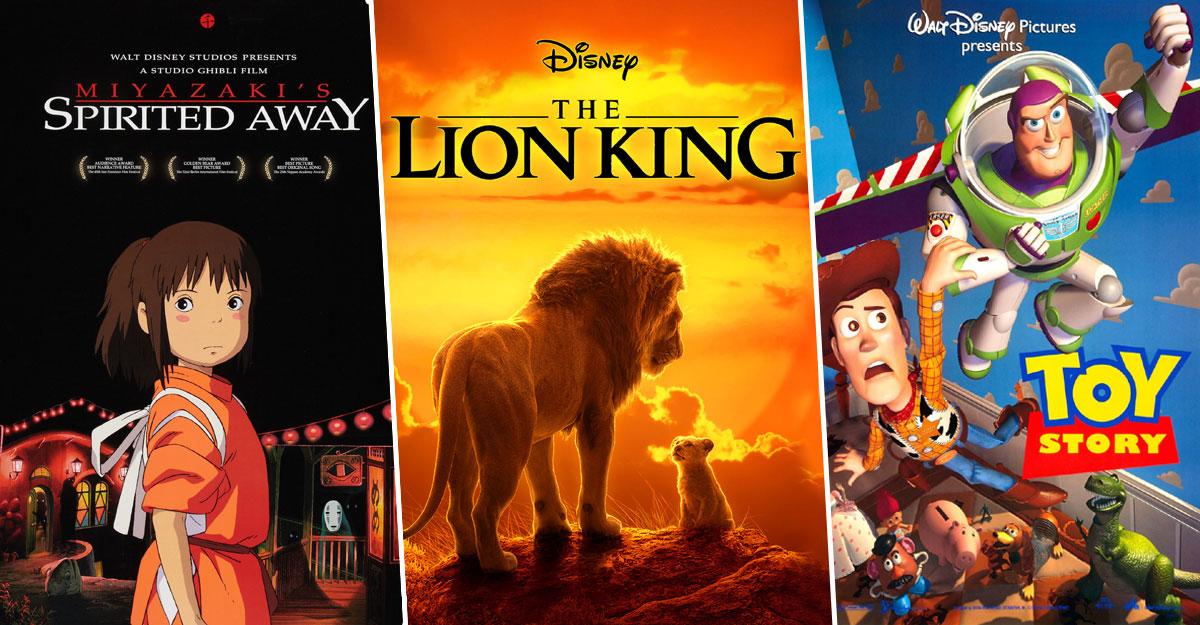 জনপ্রিয় ১০ অ্যানিমেশন সিনেমা