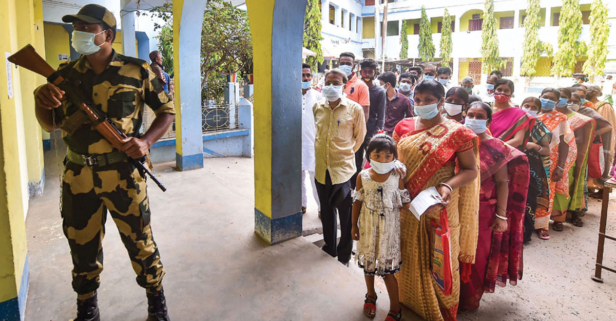 পশ্চিমবঙ্গে প্রথম দফায় ভোট পড়েছে প্রায় ৮০ শতাংশ