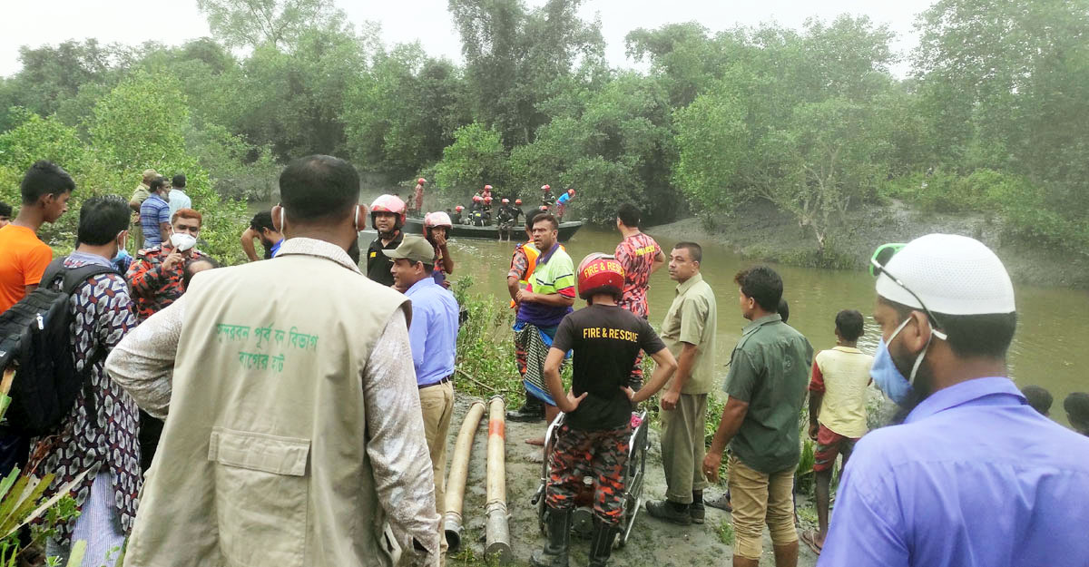 আবারো সুন্দরবনে আগুন