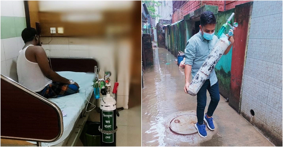 জয় বাংলা অক্সিজেন সেবা : আক্রান্ত হয়েও থেমে যাননি তারা