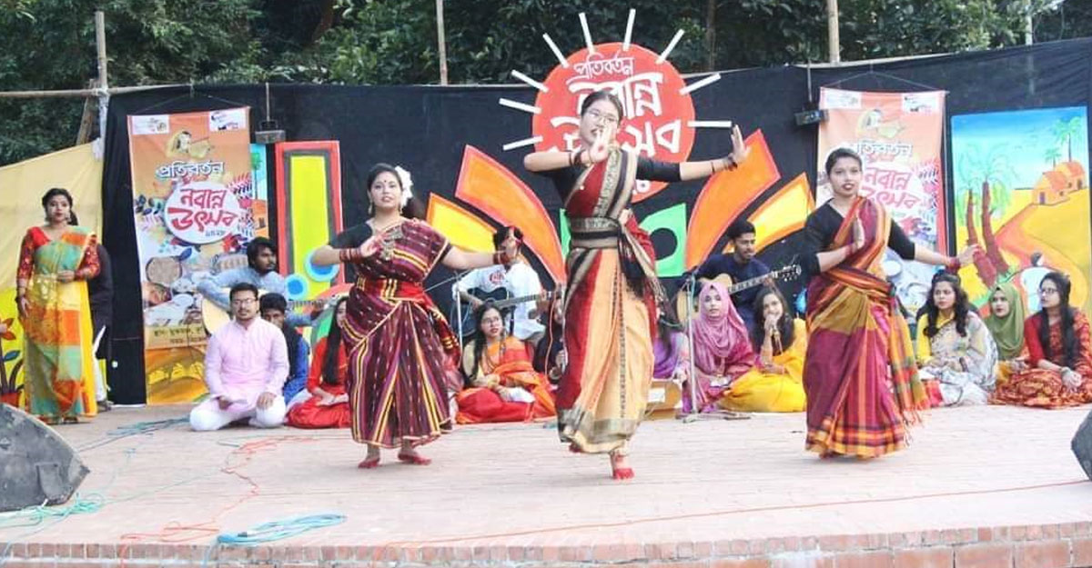নানা আয়োজনে কুবিতে নবান্ন উৎসব উদযাপন
