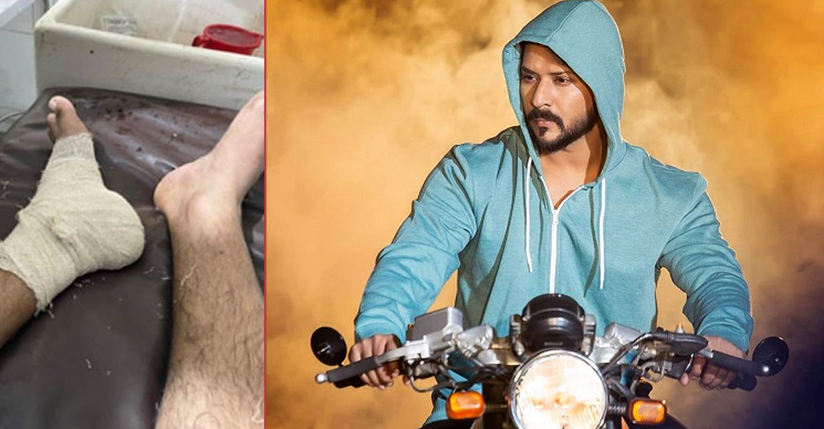 শুটিংয়ে আহত হয়ে হাঁটতে পারছেন না নিরব