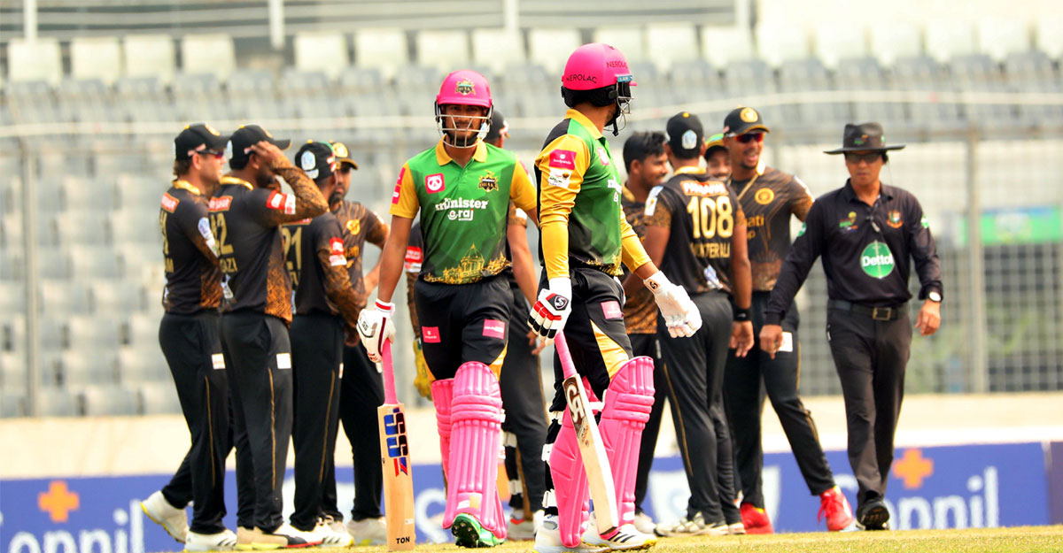 মাশরাফির প্রত্যাবর্তন ম্যাচে ঢাকাকে হারিয়ে সিলেটের প্রথম জয়