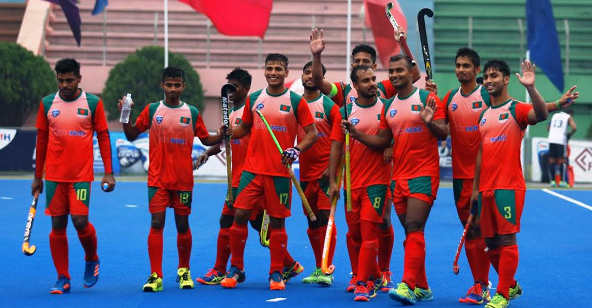 এশিয়ান গেমস হকি বাছাইয়ে ‘বি’ গ্রুপে বাংলাদেশ