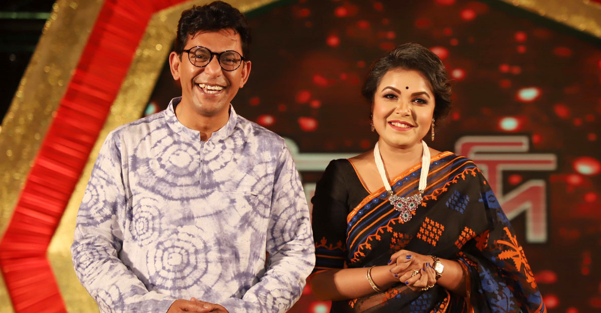 নবদম্পতির ভূমিকায় চঞ্চল-শাওন