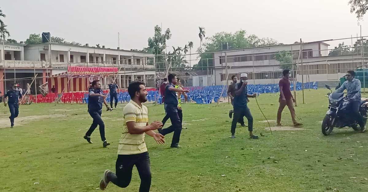 ঈশ্বরগঞ্জে বিএনপির ইফতার মাহফিলে আ.লীগের হামলা