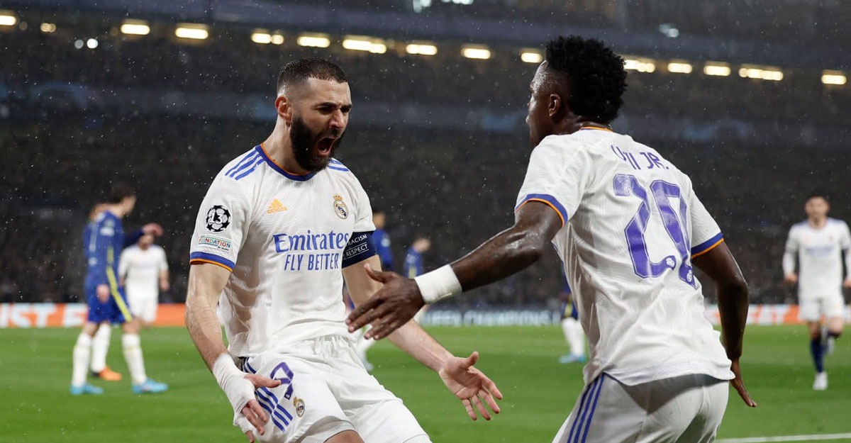 Real Madrid beat Chelsea in thriller to reach semi-finals