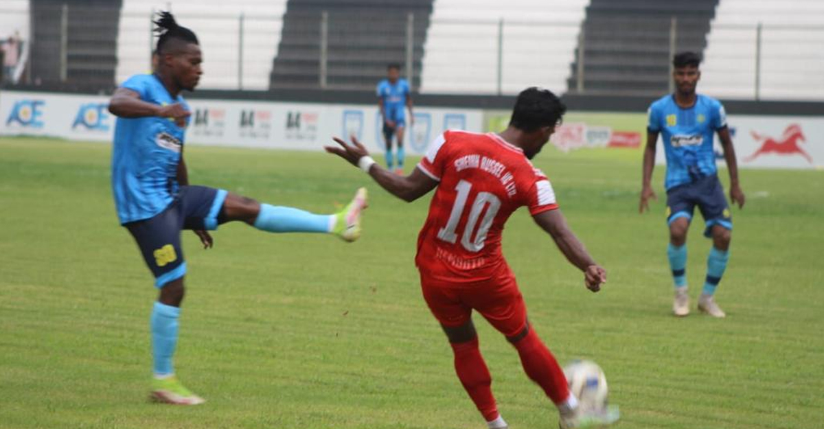 দ্বিতীয় জয় পেল ধুঁকতে থাকা শেখ রাসেল, জিতল সাইফ স্পোর্টিংও