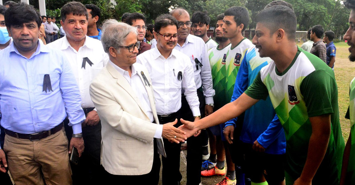 আন্তঃবিভাগ ফুটবলে জেগে উঠল ঢাবির ক্রীড়াঙ্গন