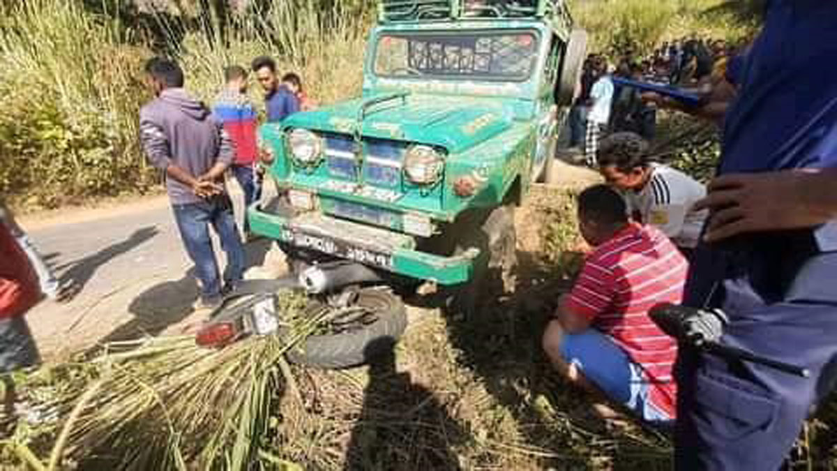 সাজেকে জিপের ধাক্কায় প্রাণ গেল পর্যটকের