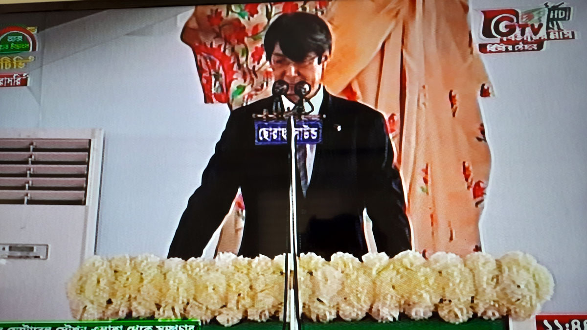 বাংলাদেশের উন্নয়নে জাপানের সহযোগিতা অব্যাহত থাকবে : রাষ্ট্রদূত