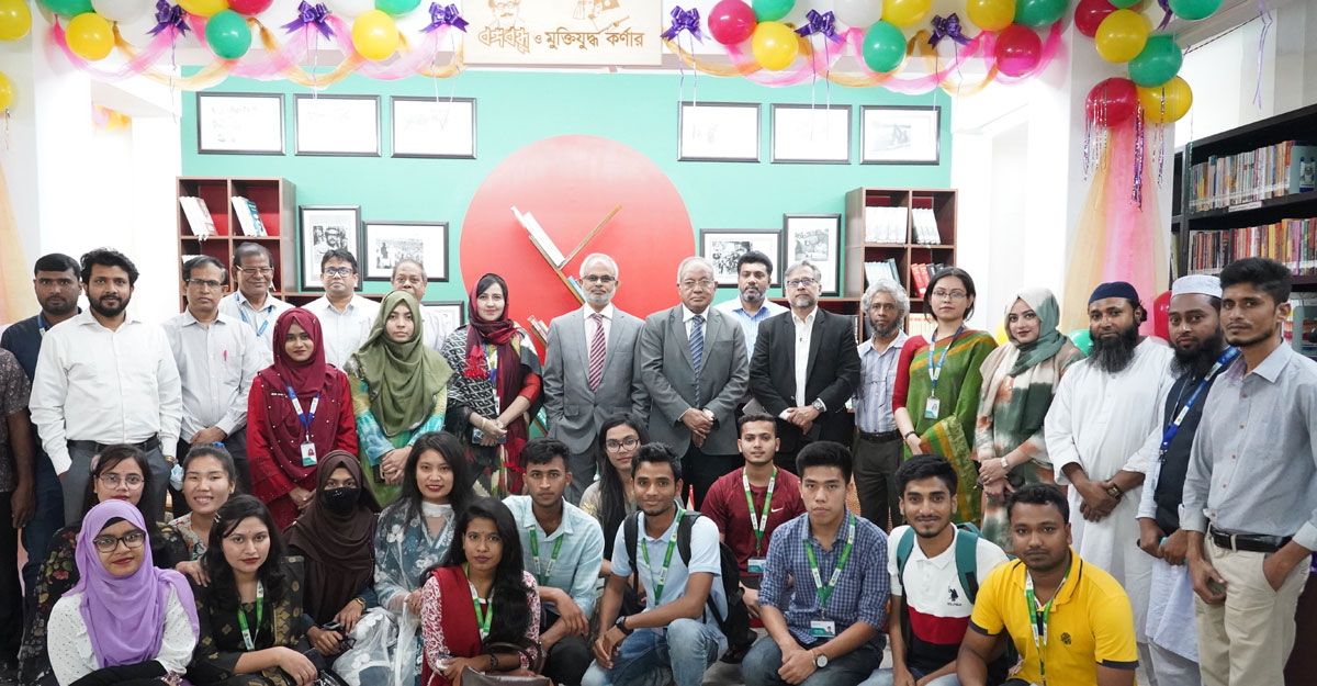 গ্রিন ইউনিভার্সিটিতে ‘বঙ্গবন্ধু ও মুক্তিযুদ্ধ কর্নার’ উদ্বোধন