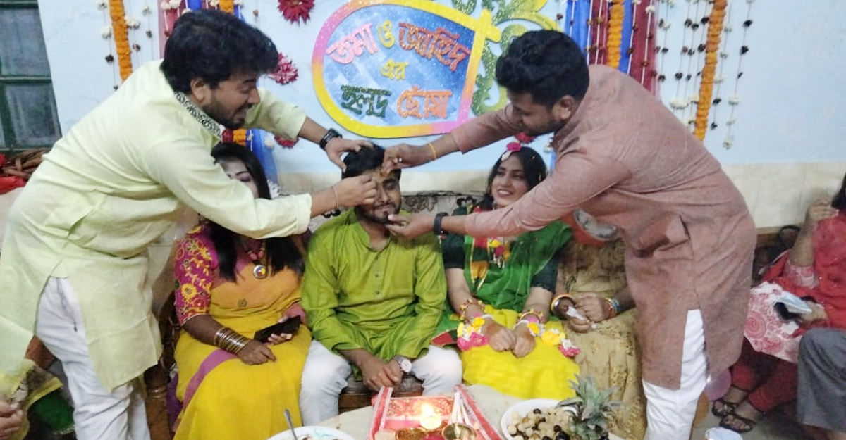 এবার ঢাবির জহুরুল হক হলে গায়ে হলুদ