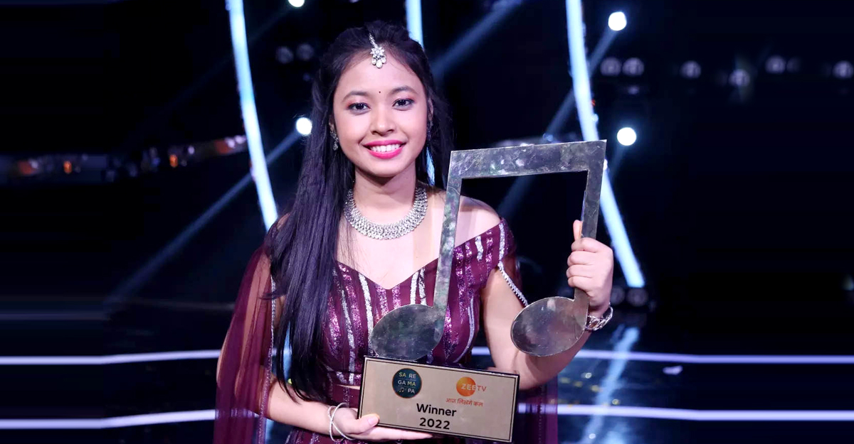 ভারতের সারেগামাপা বিজয়ী বাঙালি তরুণী