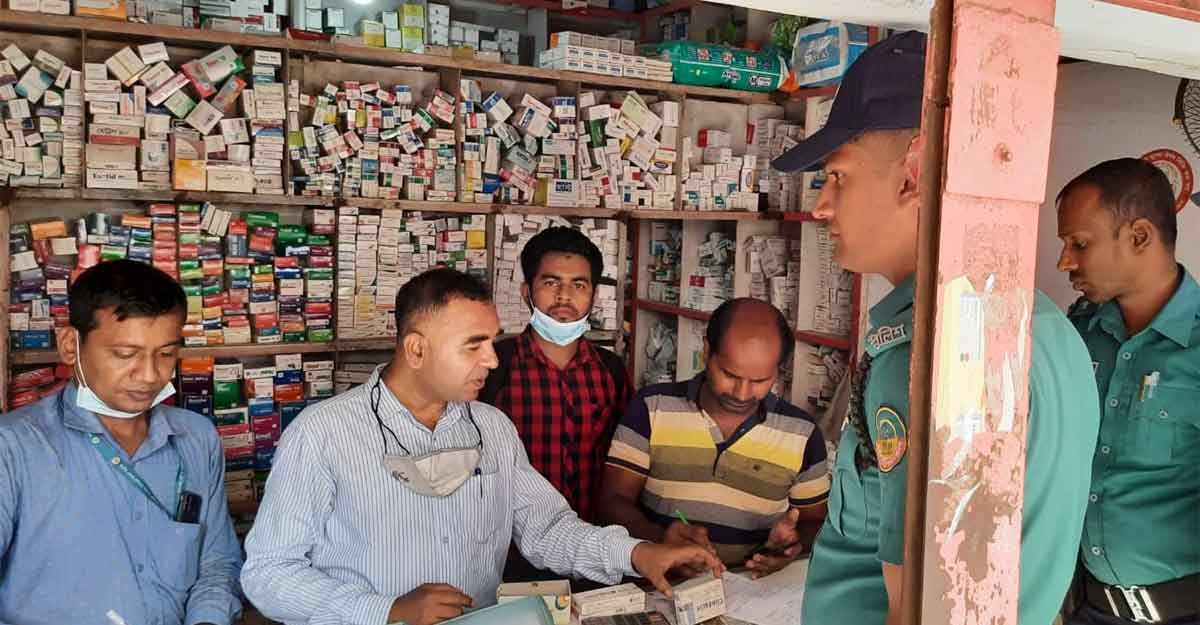 ৪৮ প্রতিষ্ঠানকে সোয়া ৭ লাখ টাকা জ‌রিমানা