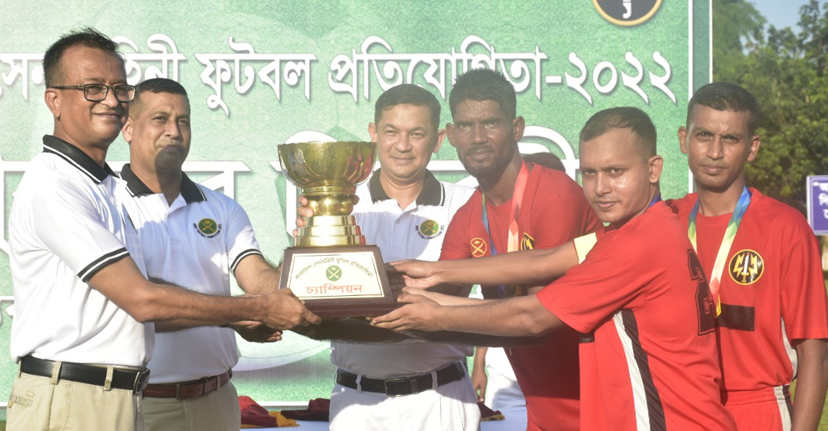 সেনাবাহিনী ফুটবলে ৯ পদাতিক ডিভিশন চ্যাম্পিয়ন