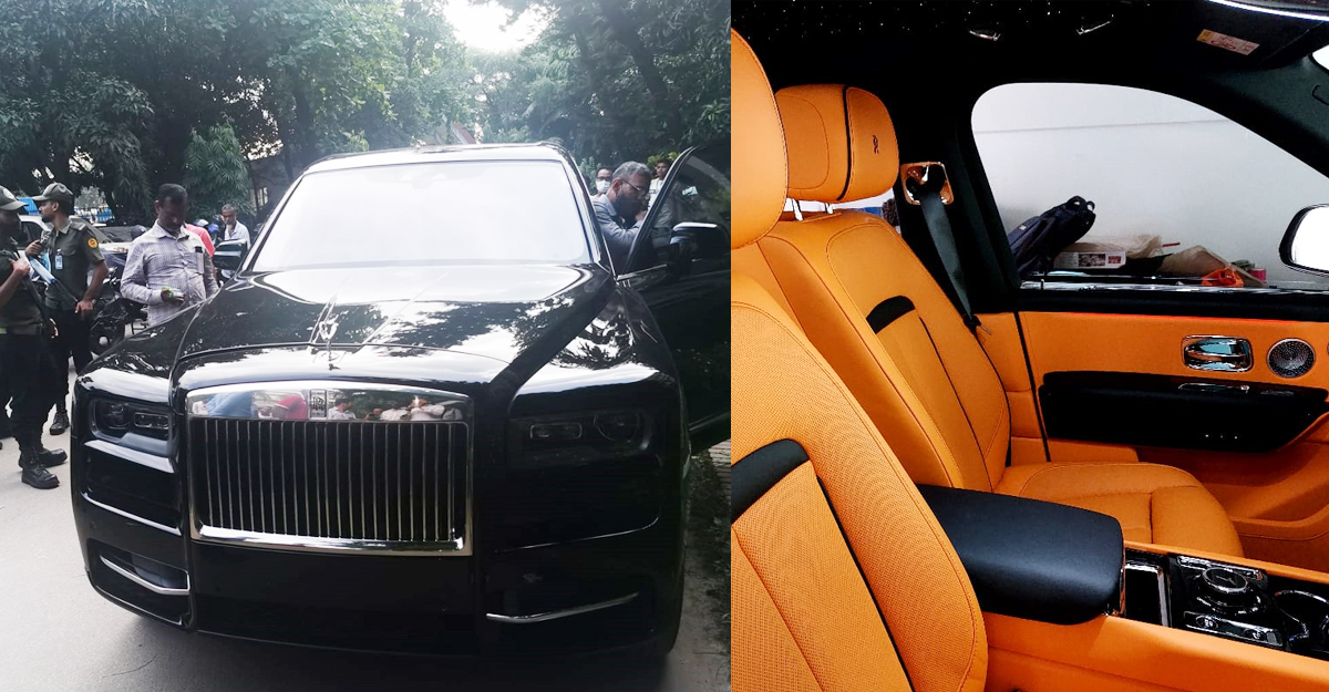 বারিধারা থেকে বিলাসবহুল রোলস রয়েস জব্দ