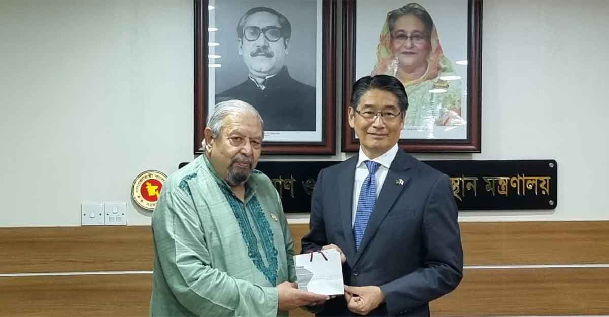দক্ষ কর্মীর কর্মসংস্থান নিয়ে জাপানের রাষ্ট্রদূতের সঙ্গে আলোচনা
