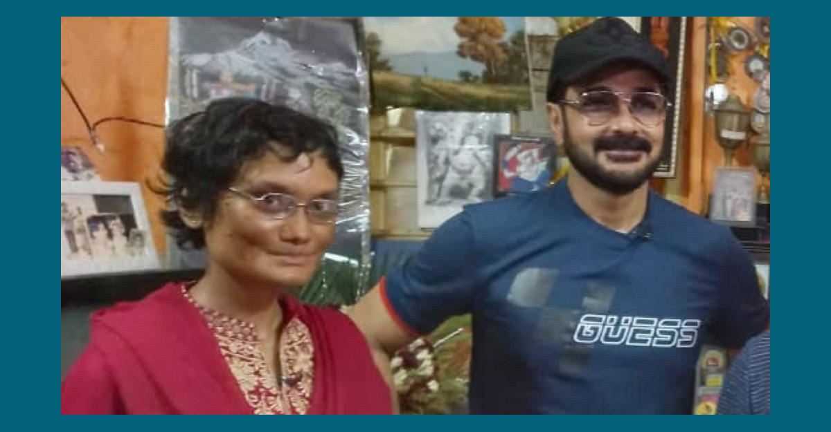 এভারেস্ট জয়ী পিয়ালির বাড়িতে প্রসেনজিৎ