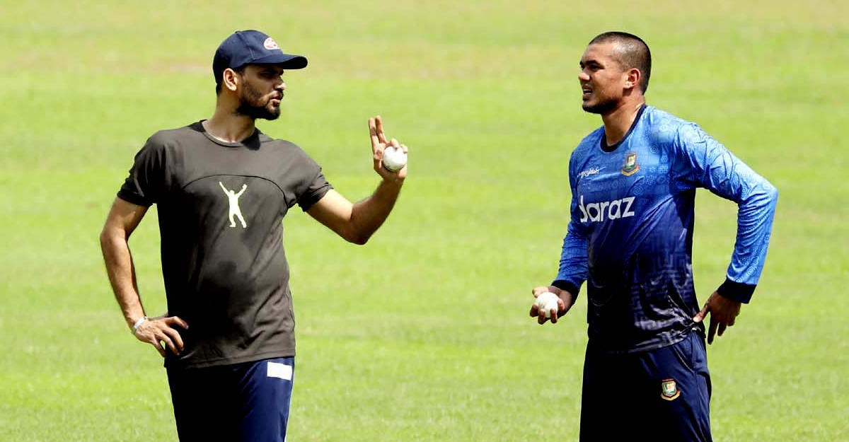 ‘মাশরাফি ভাই’কেই বড় উদাহরণ মানছেন তাসকিন