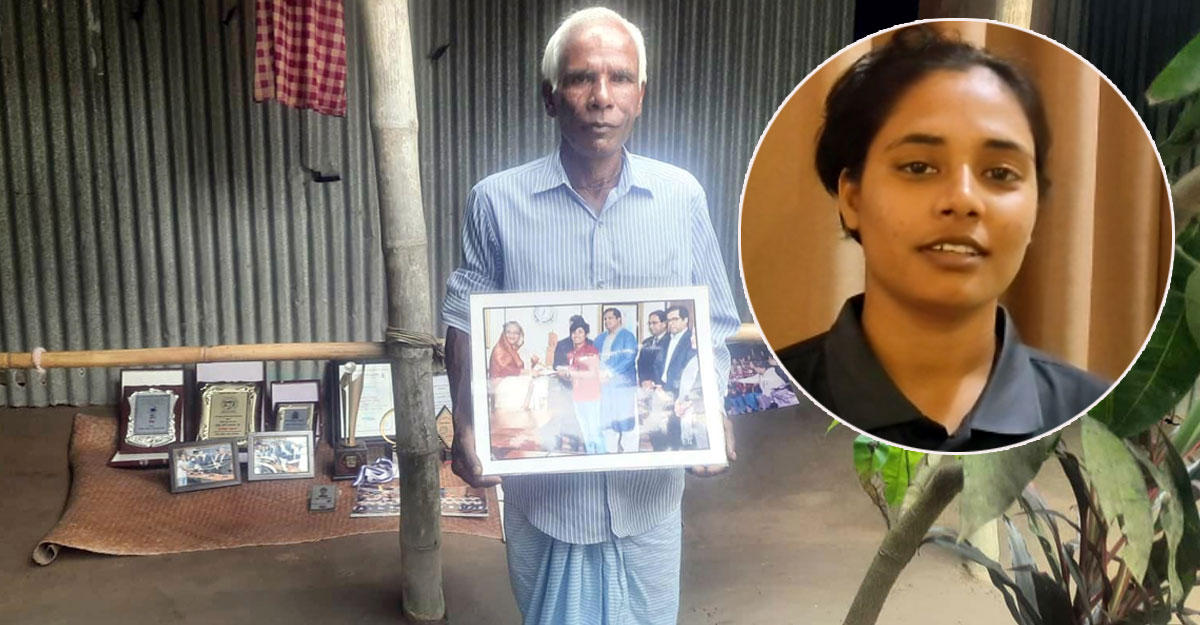 অর্থনৈতিক মুক্তি চায় ফুটবলকন্যা কৃষ্ণার পরিবার