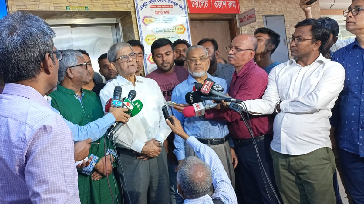 আ.লীগ এখন সন্ত্রাসী সরকারে পরিণত হয়েছে : মির্জা ফখরুল