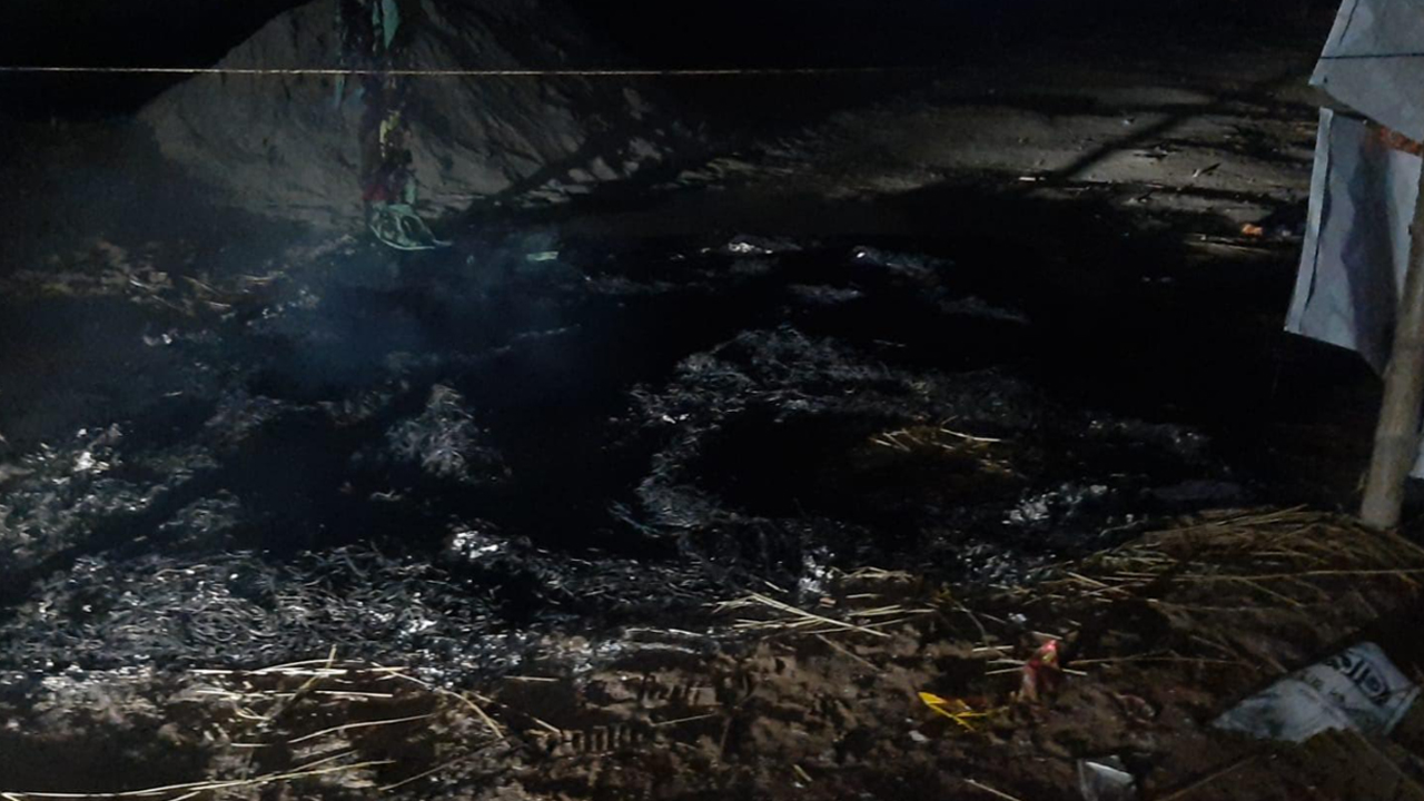 বিএনএম প্রার্থীর অস্থায়ী নির্বাচনী অফিসে অগ্নিসংযোগ