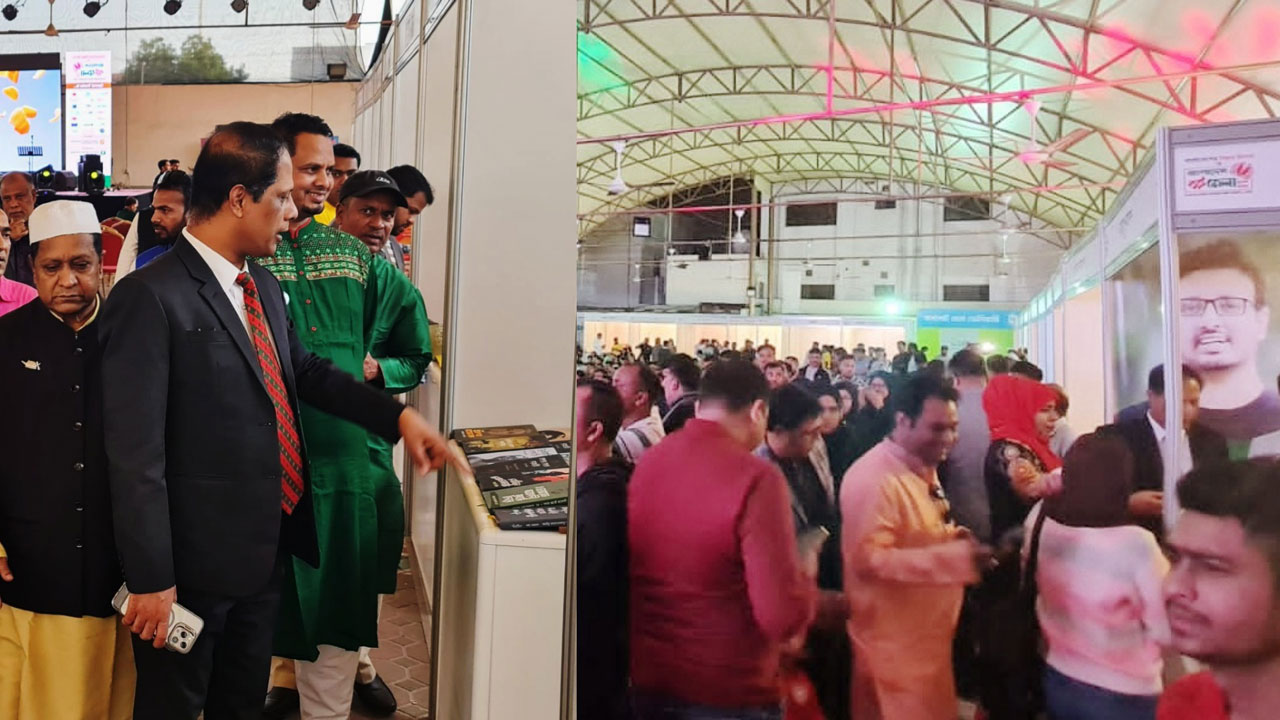 দুবাই বইমেলায় দর্শনার্থীদের ভিড়