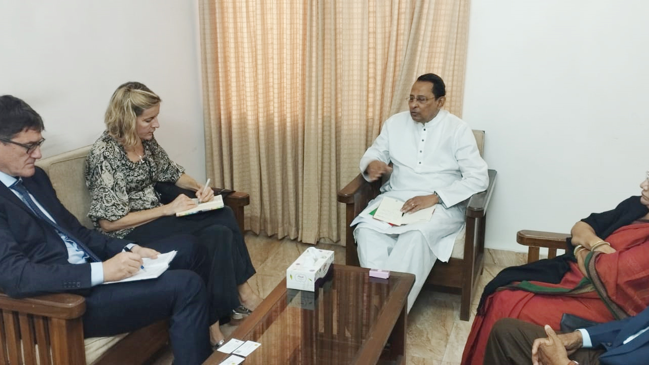 ইইউ প্রতিনিধিদলকে যা বললেন হাসানুল হক ইনু