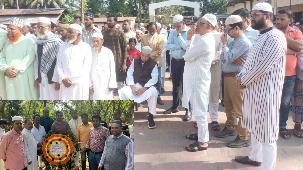 কুয়েত প্রবাসী আলাউদ্দিনের দাফন সম্পন্ন