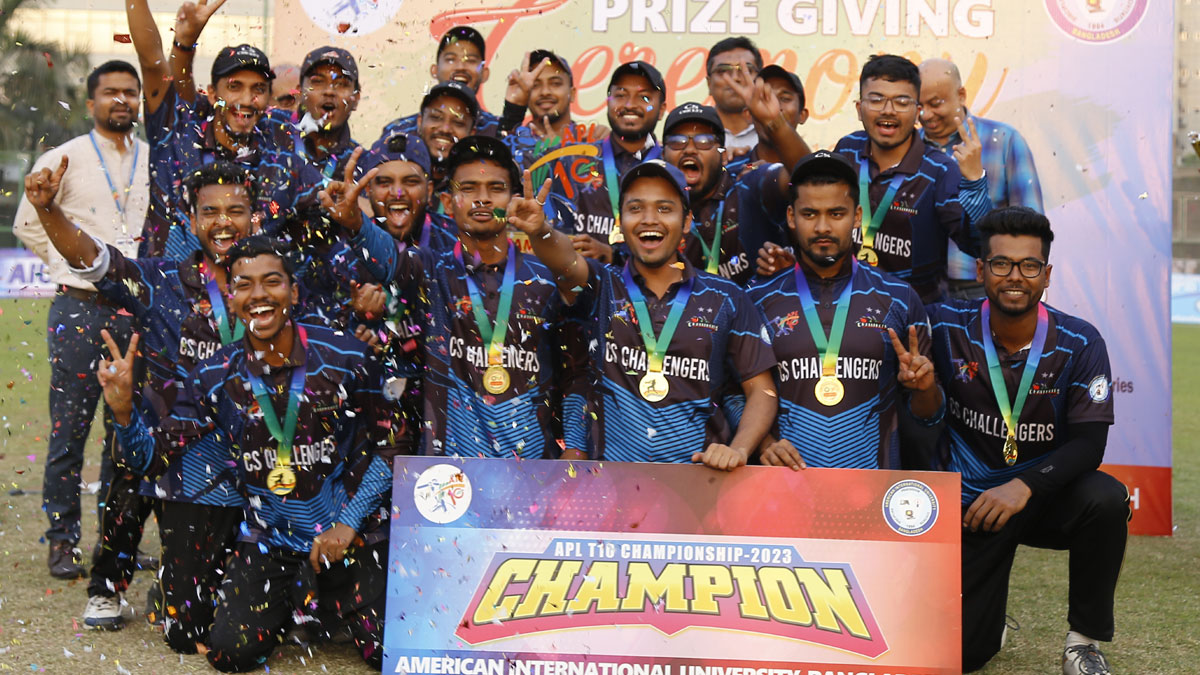 এআইইউবি প্রিমিয়ার লীগ টি-টেন প্রতিযোগিতার ফাইনাল ম্যাচ অনুষ্ঠিত