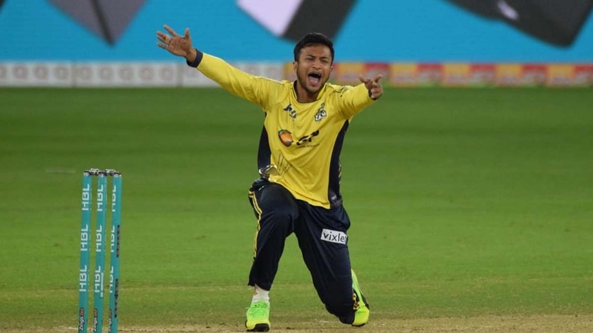 দুপুরে গিয়ে রাতেই পিএসএলে খেলতে নামলেন সাকিব