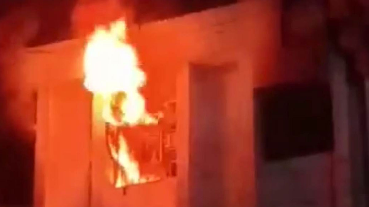 সিলেটে পুলিশ সুপারের কার্যালয়ে আগুন