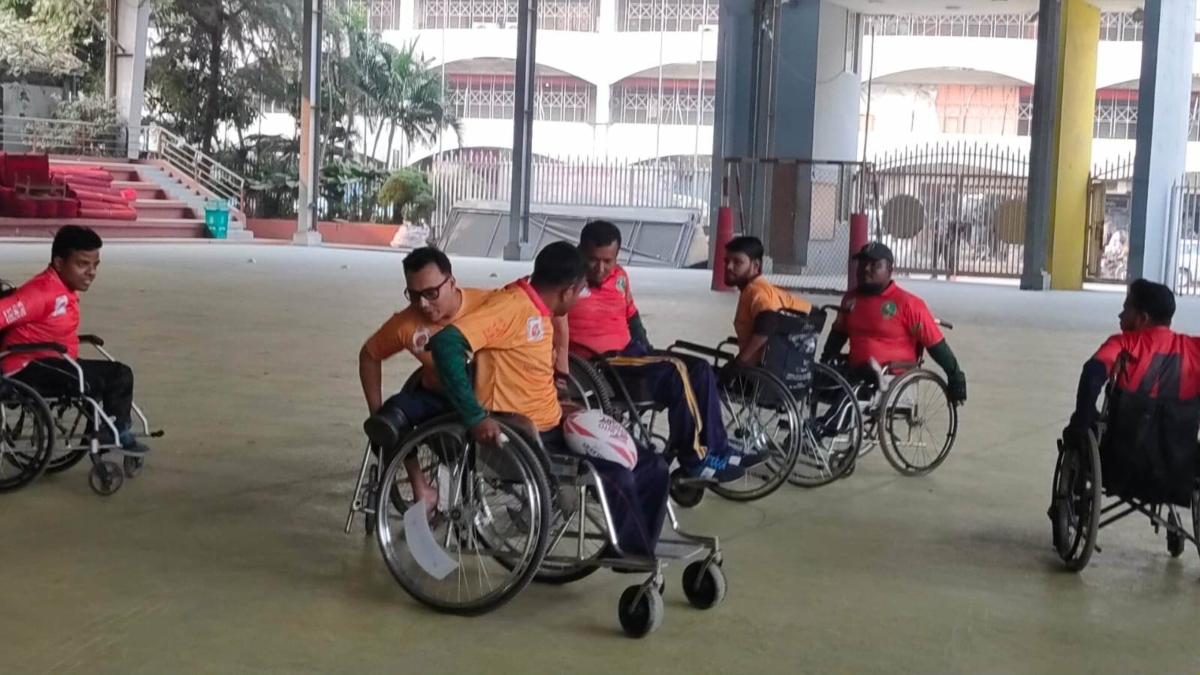 রাগবিতেও হুইলচেয়ারের পথচলা