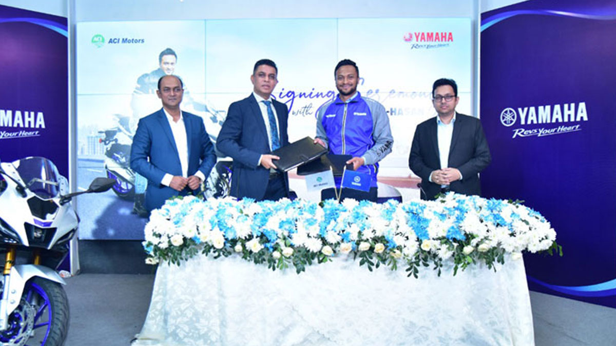 তৃতীয়বারের মতো ইয়ামাহার ব্র্যান্ড অ্যাম্বাসেডর সাকিব
