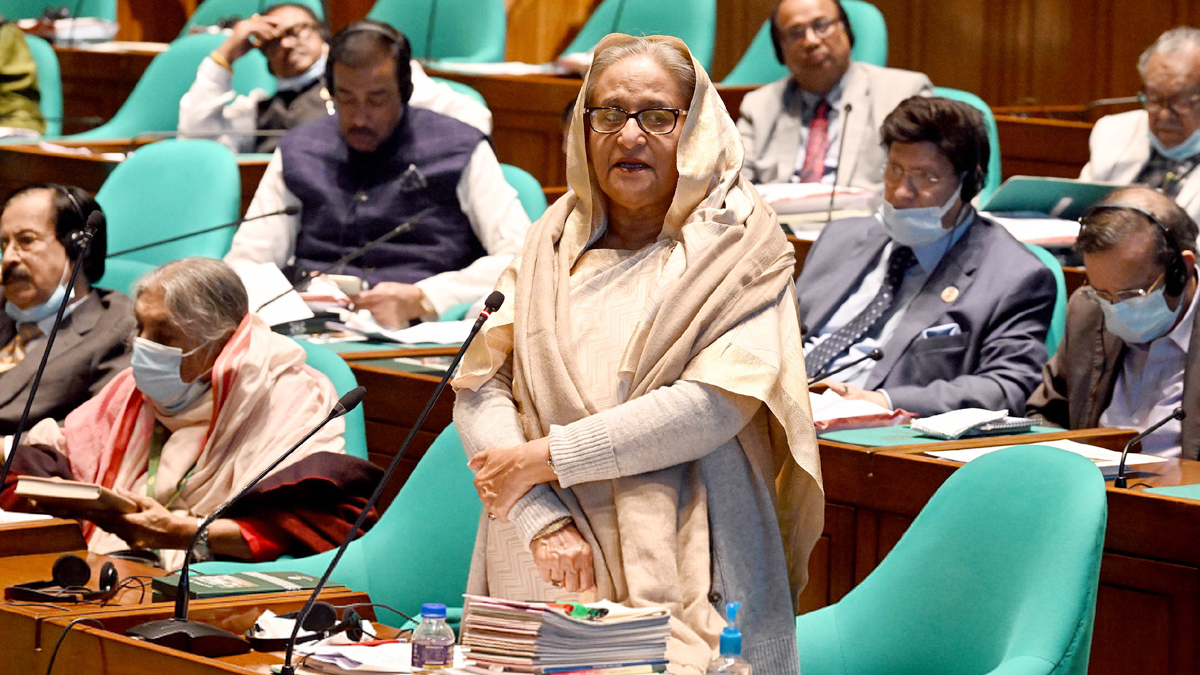 এখন বঙ্গবন্ধুর রক্তের ঋণ শোধ করার পালা : সংসদে প্রধানমন্ত্রী